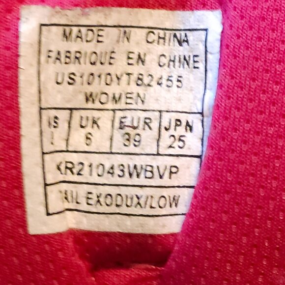 RYKA Trail Exodus Low Sneakers Woman's Sz 8 Kelly Ripa Collection Pink Gray - Picture 6 of 8